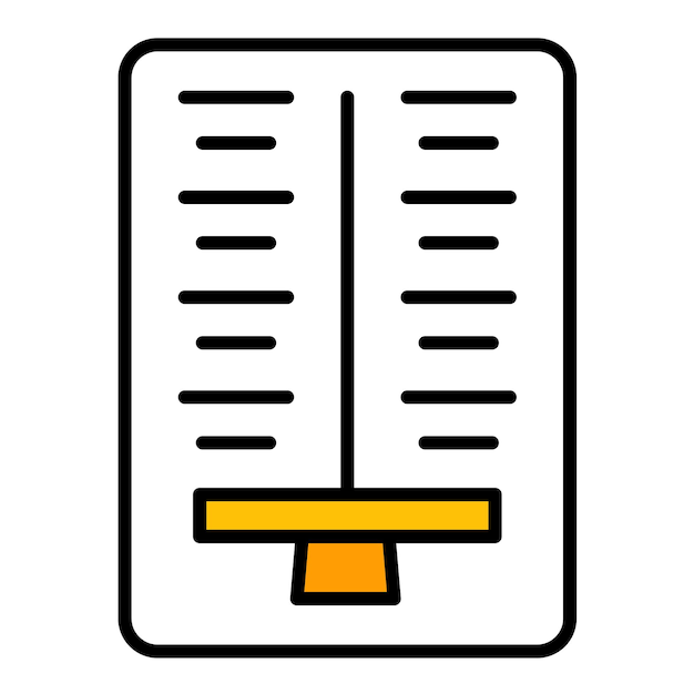 Ilustración Comparación plana