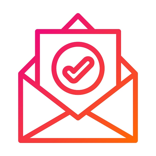Ilustración completada del diseño del icono vectorial