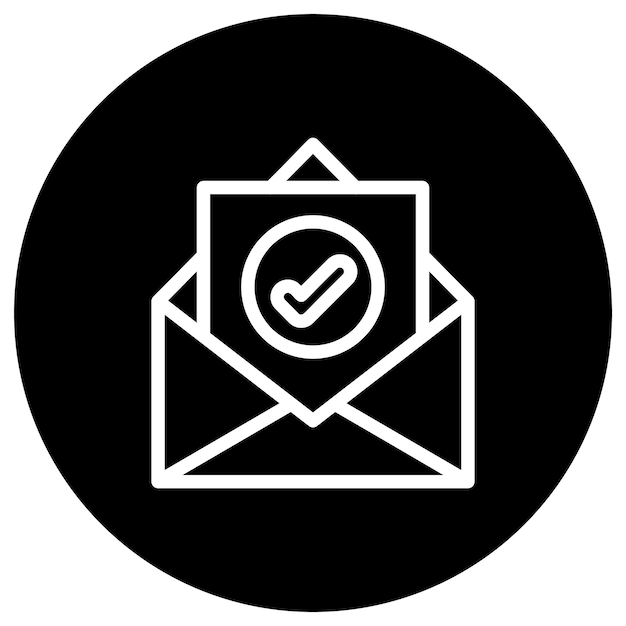 Ilustración completada del diseño del icono vectorial