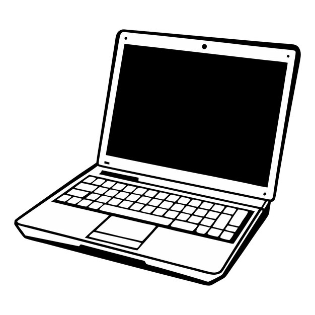Ilustración de una computadora portátil