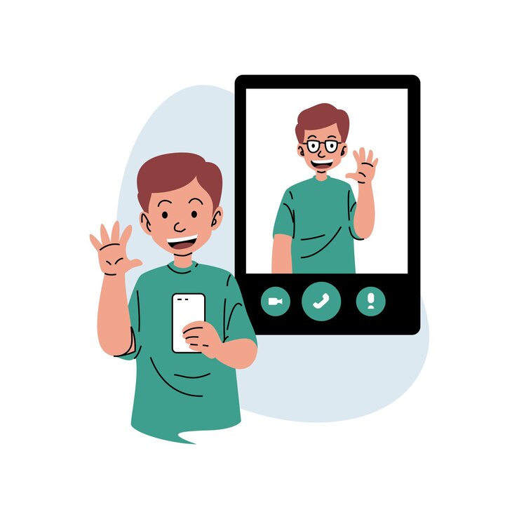 Vector ilustración de comunicación para sitio web