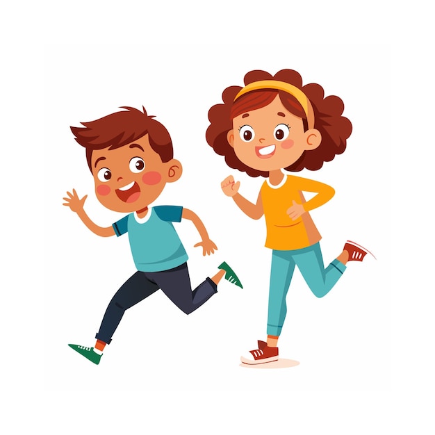 Ilustración del concepto de actividad de los niños