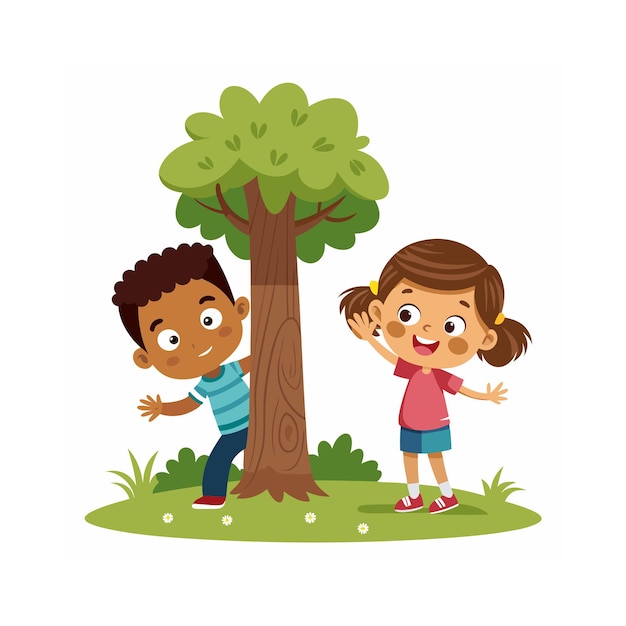 Ilustración del concepto de actividad de los niños