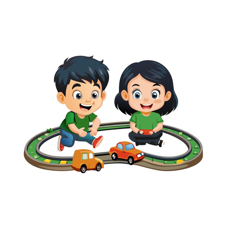 Ilustración del concepto de actividad de los niños