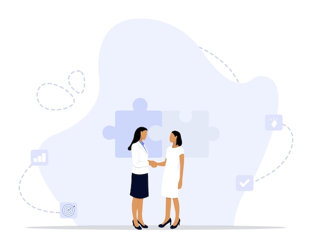 Ilustración del concepto de asociación