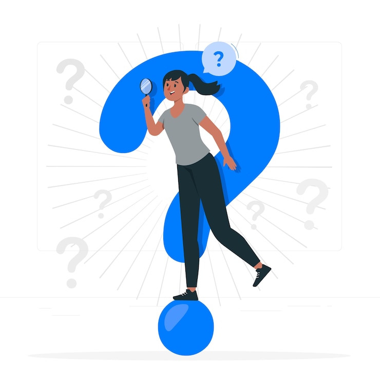 Vector ilustración del concepto de búsqueda de curiosidad