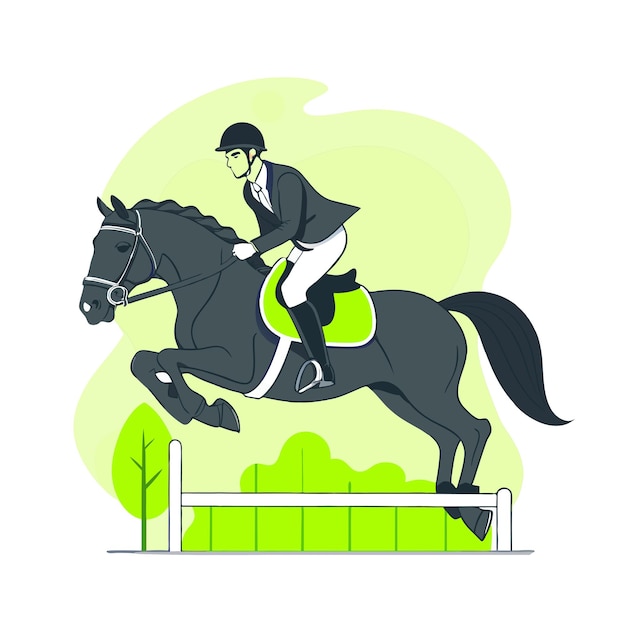 Ilustración Concepto del caballo
