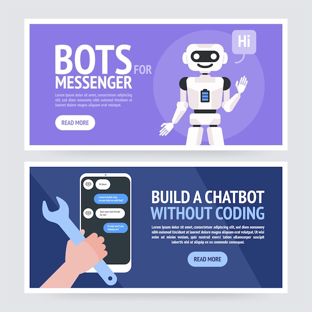 Ilustración del concepto de chatbot