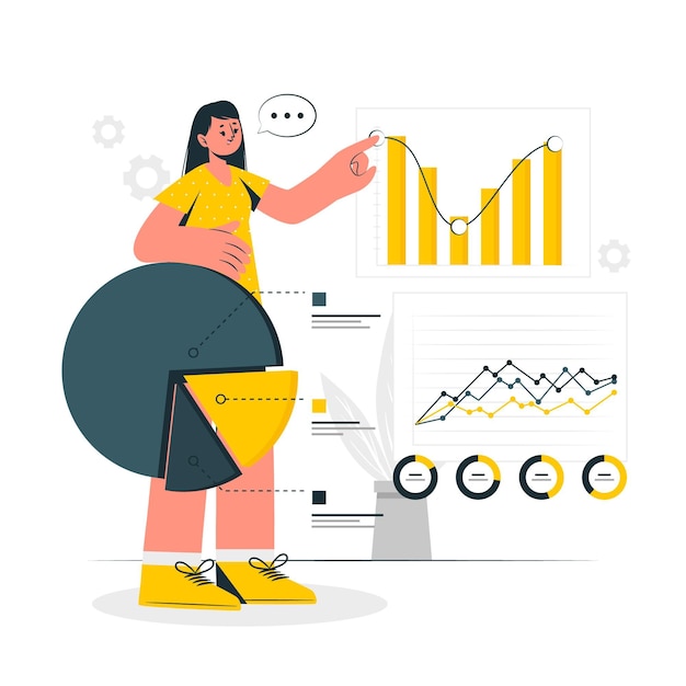 Ilustración del concepto de datos