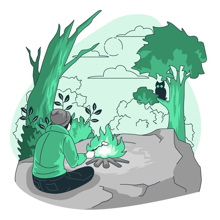 Vector ilustración del concepto de desierto