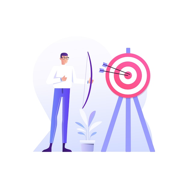 ilustración del concepto de destino