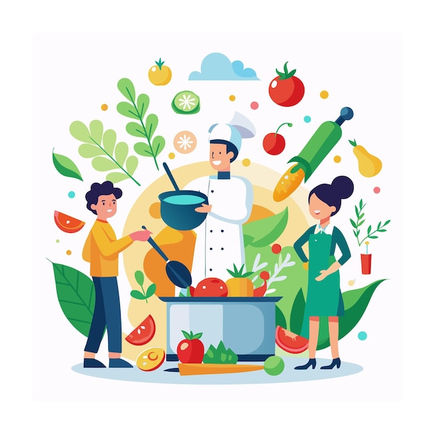 Ilustración del concepto del Día Mundial de la Alimentación