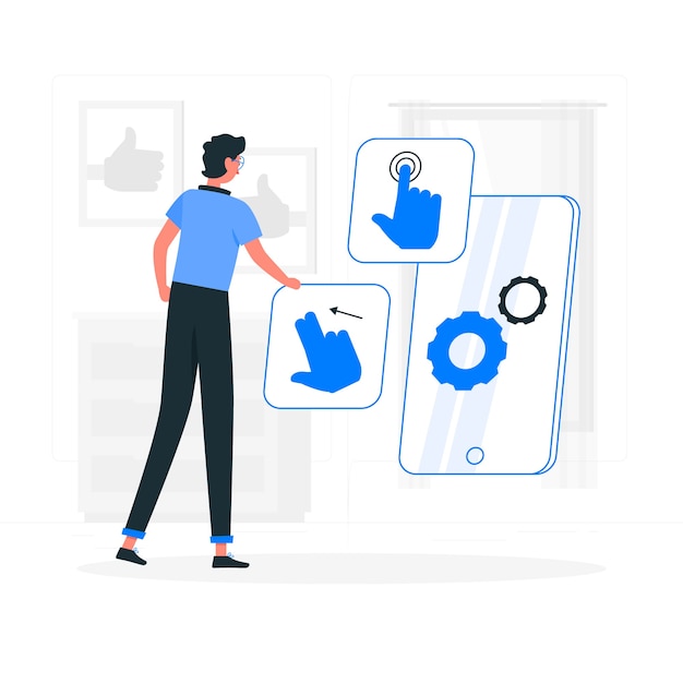 Ilustración del concepto de diseño de interacción