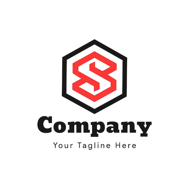 Ilustración de concepto de diseño de logotipo creativo de vector s