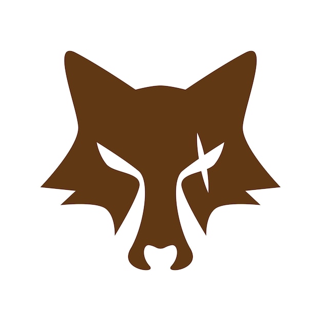 Vector ilustración del concepto de diseño del logotipo de wolf