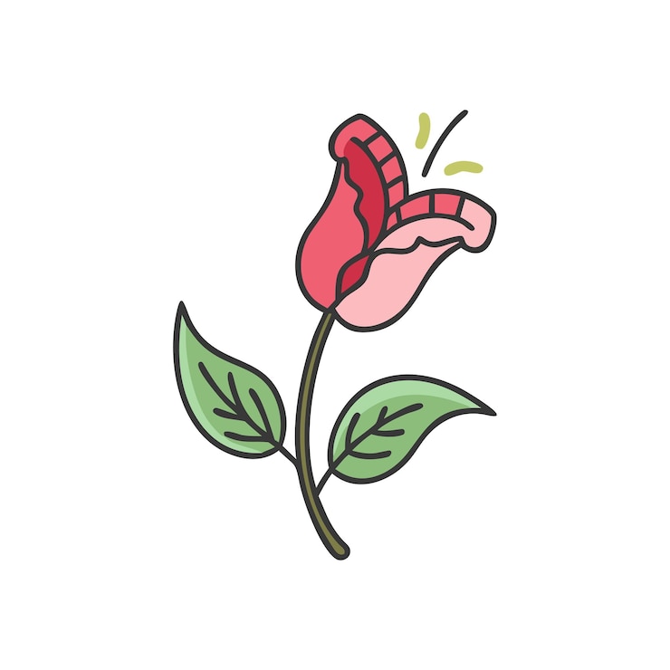 Vector ilustración del concepto floral
