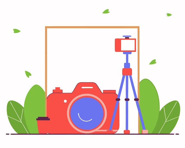 Ilustración del concepto de fotografía