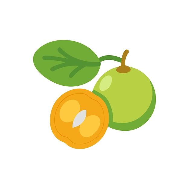 Ilustración del concepto de frutas frescas