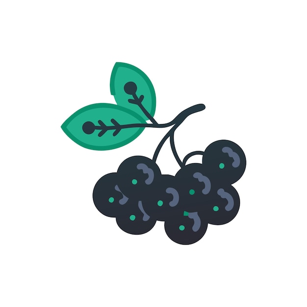 Ilustración del concepto de frutas frescas