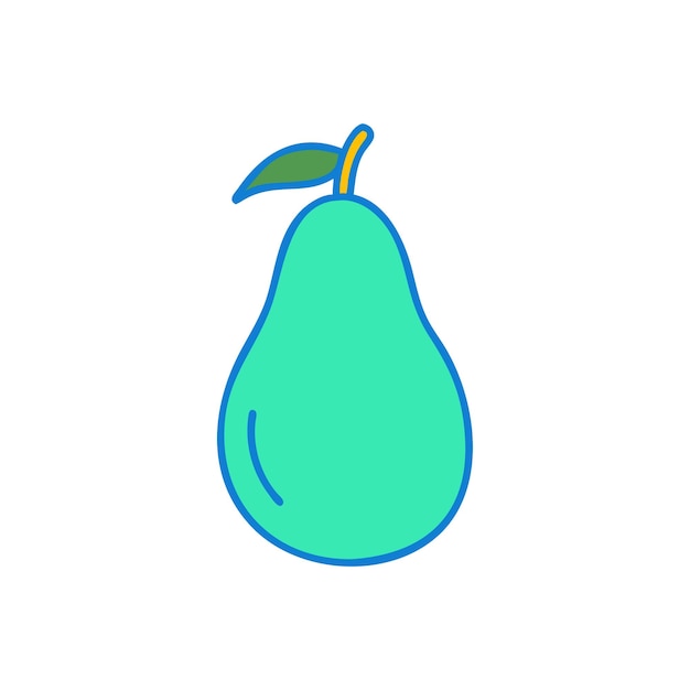 Ilustración del concepto de frutas frescas