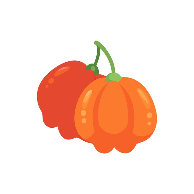 Ilustración del concepto de frutas frescas