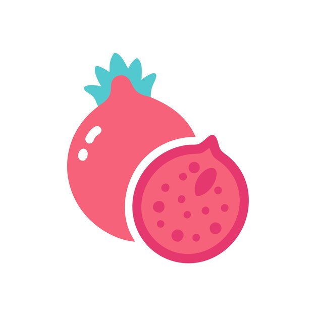 Ilustración del concepto de frutas frescas