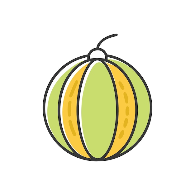 Ilustración del concepto de frutas frescas