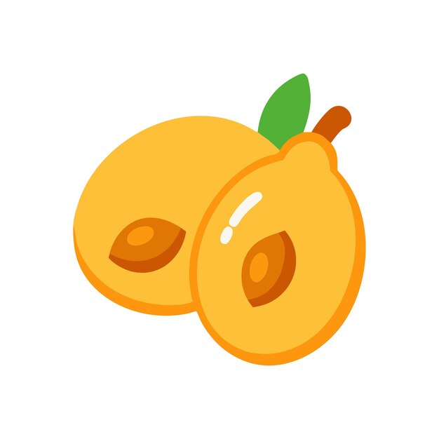 Ilustración del concepto de frutas frescas