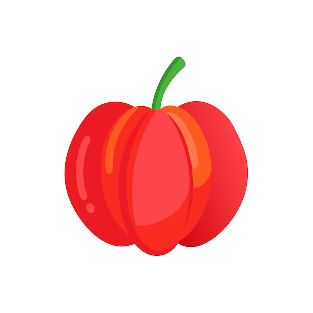 Ilustración del concepto de frutas frescas