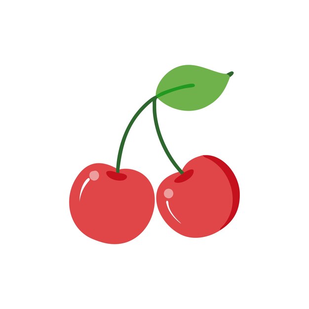 Ilustración del concepto de frutas frescas