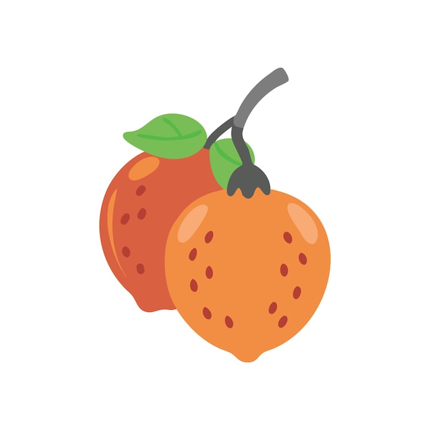 Ilustración del concepto de frutas frescas