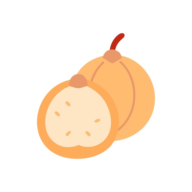 Ilustración del concepto de frutas frescas