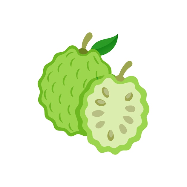 Ilustración del concepto de frutas frescas