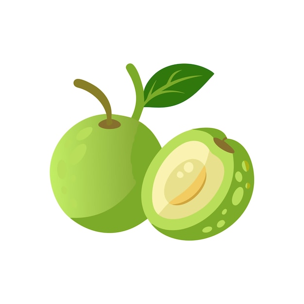 Ilustración del concepto de frutas frescas