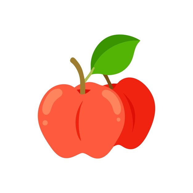Ilustración del concepto de frutas frescas