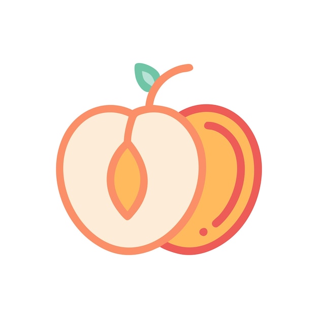 Ilustración del concepto de frutas frescas