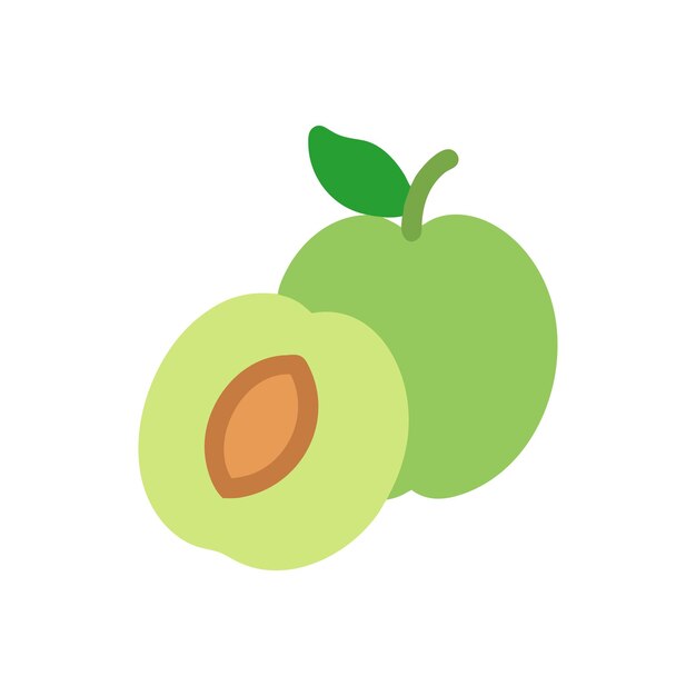 Ilustración del concepto de frutas frescas