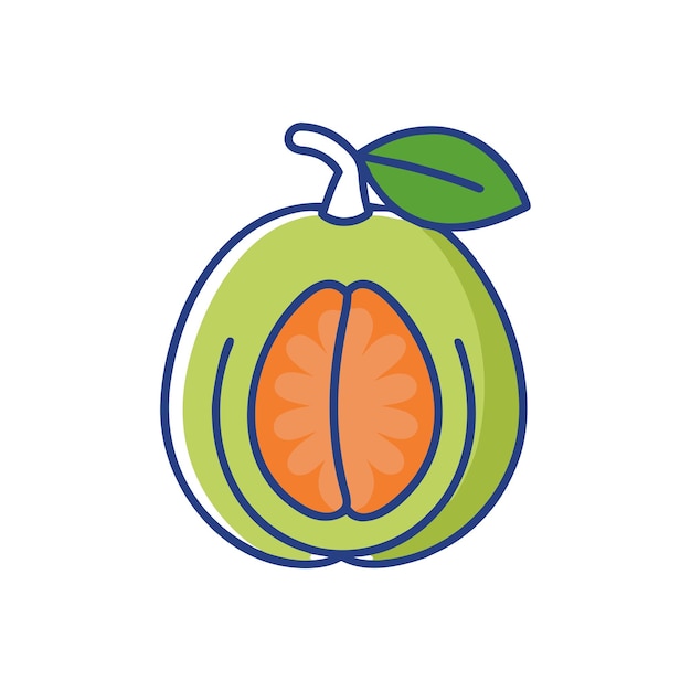 Ilustración del concepto de frutas frescas