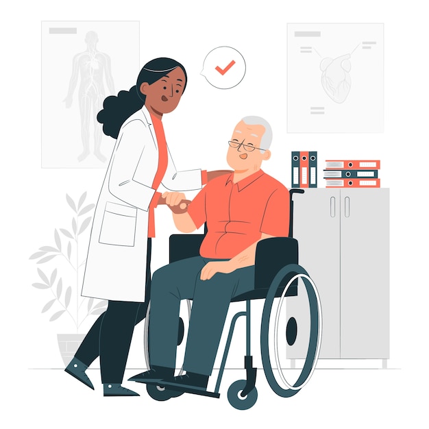 Ilustración del concepto de humanización