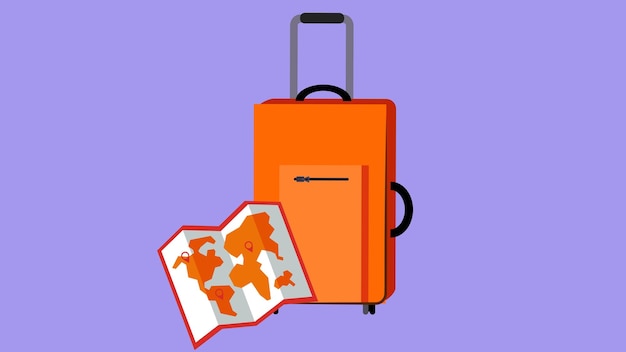 Ilustración del concepto de íconos de viajes y vacaciones