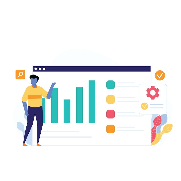 Vector ilustración del concepto de inversión