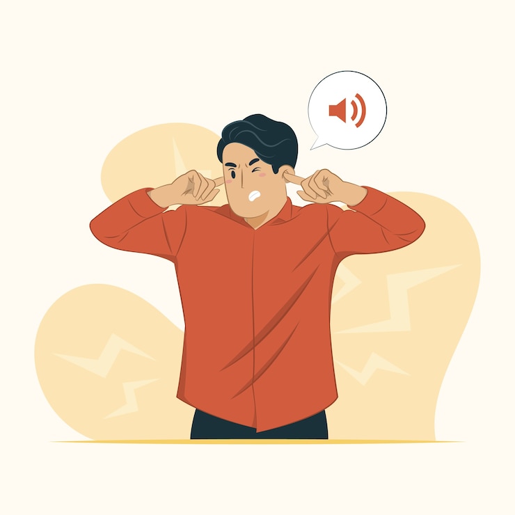 Vector ilustración de concepto molesto