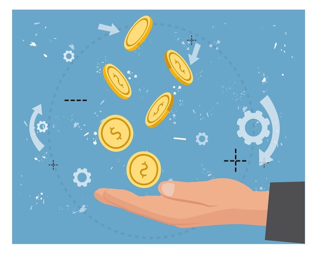 Ilustración del concepto de negocio Ilustración vectorial de ahorros Finanzas banca venta