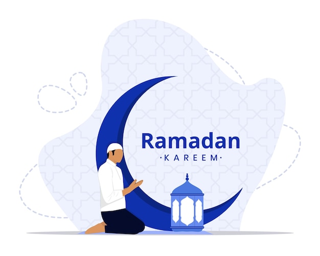 Vector ilustración del concepto de ramadán