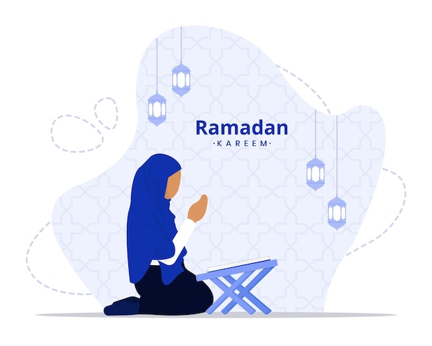 Vector ilustración del concepto de ramadán