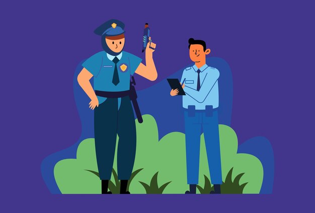 Ilustración del concepto de seguridad Desdign elegante y hermoso