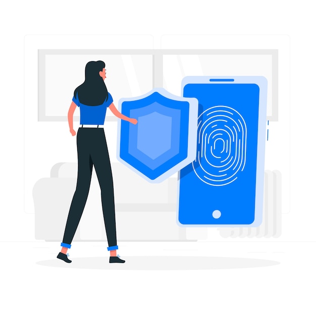 Ilustración del concepto de seguridad