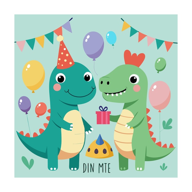 Ilustración del concepto de la tarjeta de celebración de cumpleaños
