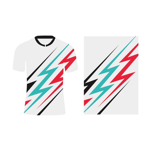 ilustración del concepto de textura de diseño de camiseta deportiva