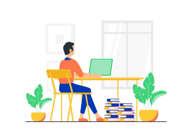 Ilustración del concepto de ui ux